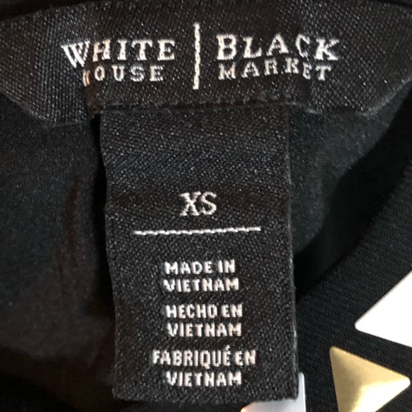 BLACK WHITE HOUSE BLACK MARKET DRESS - Picture 6 of 8